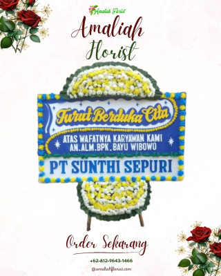 Papan Bunga Duka di Paku